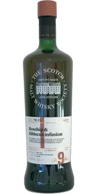 Balblair 2007 SMWS 70.21 Rosehip & hibiscus infusion 1st Fill French Oak Hogshead 60% 700ml