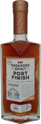 Sagamore Spirit Port Finish A Blend of Straight Rye Whiskies Finished in European & American Port Barrels 50.5% 750ml