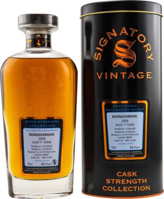 Bunnahabhain 2009 SV Cask Strength Collection 1st Fill Sherry Butt #900081 68.4% 700ml