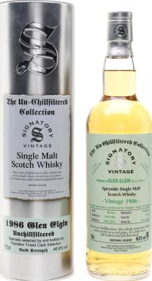 Glen Elgin 1986 SV The Un-Chillfiltered Collection Cask Strength #2522 46.8% 700ml