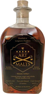 Longmorn 2012 UD Art Malts private cask bourbon 64.8% 700ml