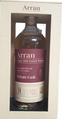 Arran 2012 The Single Malt Whisky Shop Zammel 55.8% 700ml