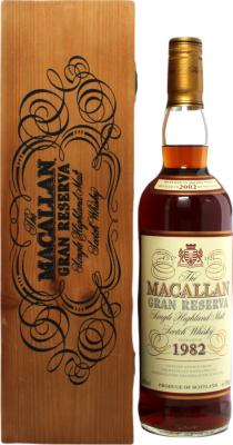 Macallan 1982 Gran Reserva Sherry Wood 40% 700ml