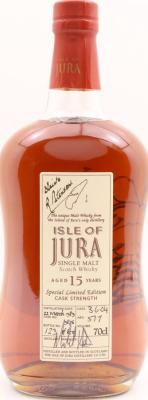 Isle of Jura 1989 Special Limited Edition Cask Strength #9876 57.7% 700ml