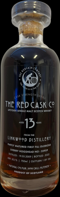 Linkwood 2009 GWhL The Red Cask Co 1st Fill Sherry Finish 50.1% 700ml