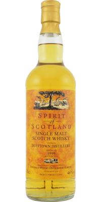 Dufftown 1999 GM Spirit of Scotland 1st Fill Bourbon Barrel #8788 van Wees 46% 700ml