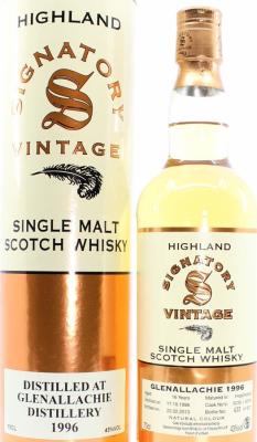 Glenallachie 1996 SV Vintage Collection 16yo 5235 + 5244 43% 700ml