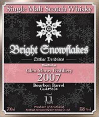 Glen Moray 2007 W-e Bourbon Barrel #5834 55.9% 700ml