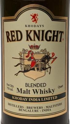 Red Knight Blended Malt Whisky 42.8% 750ml