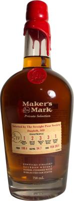 Maker's Mark Private Selection Straight Pour Society 54.7% 750ml