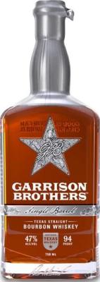 Garrison Brothers Texas Straight Bourbon Whisky Small Batch American Oak 47% 750ml