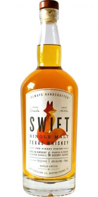 Swift 2016 The Finest Finish Bourbon Barrels & French Sauternes Casks 44% 750ml