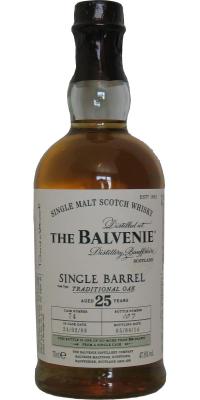Balvenie 25yo Single Barrel Traditional Oak Traditional Oak Cask 47.8% 700ml