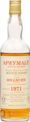 Millburn 1971 GM Speymalt Special Reserve Importato da Meregalli Monza 40% 700ml