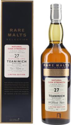 Teaninich 1972 Rare Malts Selection 27yo 64.2% 700ml