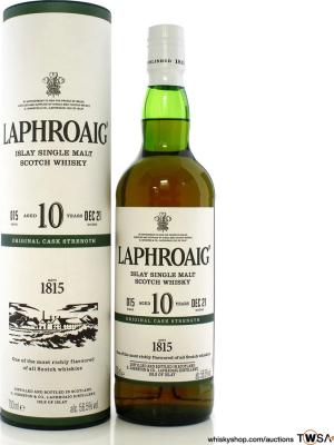 Laphroaig Cask Strength Ex-Bourbon Barrels 56.5% 700ml