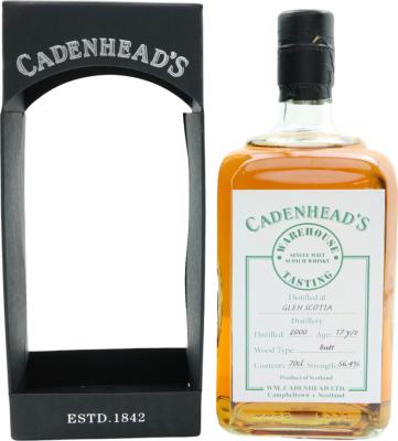Glen Scotia 2000 CA Warehouse Tasting 17yo Butt 56.4% 700ml