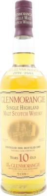 Glenmorangie 1991 Natural Cask Strength 10yo 58.8% 700ml