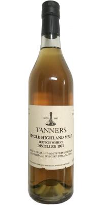 Tanners 1970 Tnrs Single Highland Malt #2899 50.3% 700ml