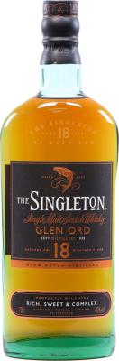 The Singleton of Glen Ord 18yo Slow Batch Distilled 40% 700ml