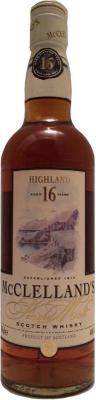 McClelland's 16yo 40% 750ml