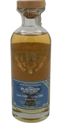 Bladnoch 1993 GM Reserve Refill Sherry Hogshead #1448 for Cava Benito Andorra 43% 700ml