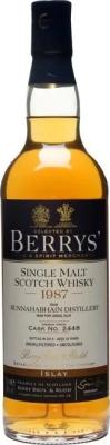 Bunnahabhain 1987 BR Berrys Sherry Butt #2462 Whisky Import Nederland 49.8% 700ml