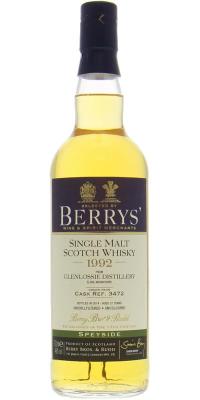 Glenlossie 1992 BR Berrys #3474 46% 700ml