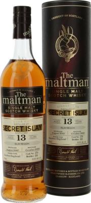 Secret Islay 2007 MBl The Maltman 13yo Bourbon Hogshead #2710 51.9% 700ml