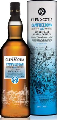 Glen Scotia 1832 Classic Campbeltown Malt American Oak + PX Sherry Finish Global Travel Retail 46% 700ml