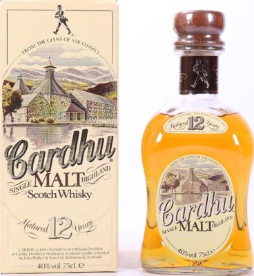 Cardhu 12yo Single Highland Malt 40% 750ml