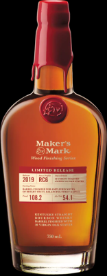 Maker's Mark Wood Finishing Series 2019 Limited Release: Stave Limited Release 54.1% 750ml