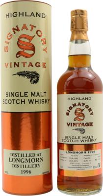 Longmorn 1996 SV Signatory Vintage 17yo 1st Fill Sherry Butt #105083 43% 700ml