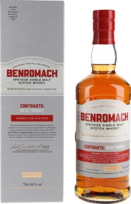 Benromach 2012 Contrasts: Peat Smoke First-Fill Sherry Hogsheads 46% 700ml