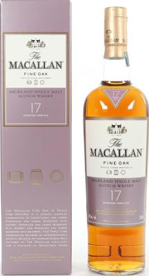 Macallan 17yo Fine Oak Triple Cask Matured 43% 750ml