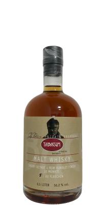 Malt Whisky Tabacum Private Edition Sherry Octave + Rum Rundlet Finish 10 Monate Tabacum La Casa del Habano Stuttgart 56.2% 500ml