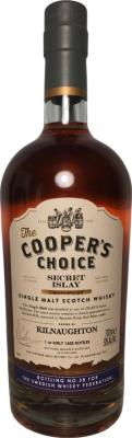 Kilnaughton Secret Islay Limited Edition VM The Cooper's Choice Rioja Red Wine SWF Swedish Whisky Federation 50% 700ml