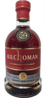 Kilchoman 2012 Unpeated Sherry Hogshead 554/2012 56.3% 700ml