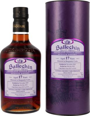 Ballechin 2005 Matured In Burgundy Casks Burgundy 53.5% 700ml