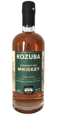 Kozuba & Sons Straight Rye Whisky 45% 750ml