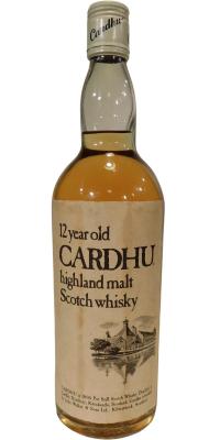 Cardhu 12yo Highland Malt Scotch Whisky 43% 750ml