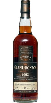 Glendronach 2002 Single Cask Pedro Ximenez Sherry Puncheon #2010 Taiwan OP HSU's Owner 56.2% 700ml