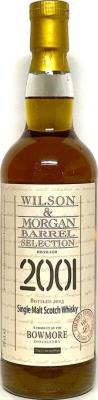 Bowmore 2001 WM Barrel Selection 20126/7/8/9/0 46% 700ml