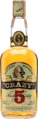 Crazy Horse 5yo 100% Finest Rare Scotch Whisky O. Riccadonna S.p.A. Torino 43% 750ml