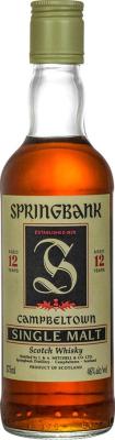 Springbank 12yo Red Thistle 46% 375ml