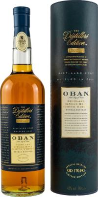 Oban 2007 Montilla Fino Cask Finish 43% 700ml