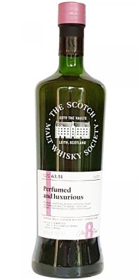 Glentauchers 2010 SMWS 63.51 Perfumed and luxurious 1st Fill Ex-Bourbon Barrel 63.51 57.8% 700ml