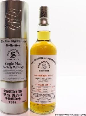 Ben Nevis 1991 SV The Un-Chillfiltered Collection Sherry Butt #2374 46% 700ml