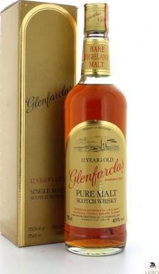 Glenfarclas 12yo Pure Malt Mr. L.E. Martindill Hamburg 43% 750ml