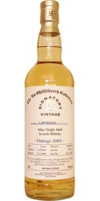Laphroaig 2001 SV The Un-Chillfiltered Collection 2922 + 2923 46% 700ml
